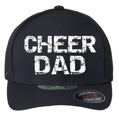 Cheerleading Gift For Men Cheerleader Father Idea Cheer Dad Meaningful Gift Flexfit Unipanel Trucker Cap