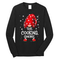 Cooking Gnome Funny Chef Matching Family Christmas Pajama Long Sleeve Shirt