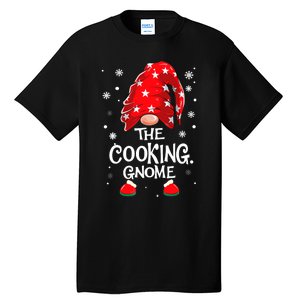 Cooking Gnome Funny Chef Matching Family Christmas Pajama Tall T-Shirt