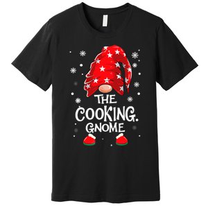 Cooking Gnome Funny Chef Matching Family Christmas Pajama Premium T-Shirt