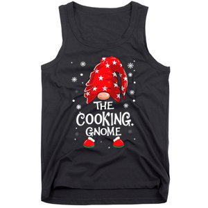 Cooking Gnome Funny Chef Matching Family Christmas Pajama Tank Top