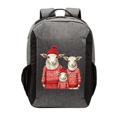 Christmas Goat Family Matching Outfit Vector Backpack