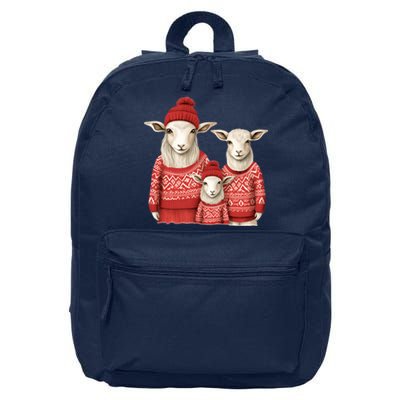 Christmas Goat Family Matching Outfit 16 in Basic Backpack