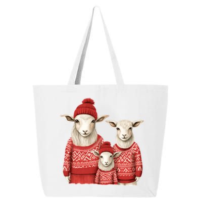 Christmas Goat Family Matching Outfit 25L Jumbo Tote