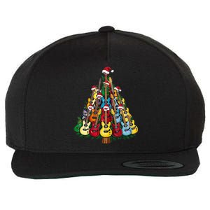 Christmas Guitar For Music Loversand Wool Snapback Cap