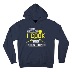 Chef Geek Food FUNNY I COOK AND I KNOW THINGS Hoodie