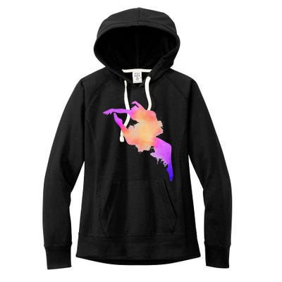 Cool Gymnastics For Coach Dance Tumbling Women's Fleece Hoodie