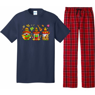 Cute Gnomes Funny Cinco De Mayo Mexican Fiesta Party Pajama Set