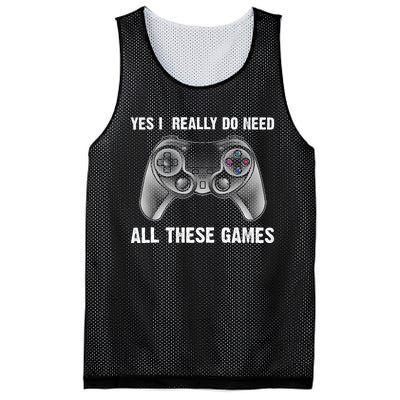 Cool Gaming For Gamer Video Game Controller Gamers Mesh Reversible Basketball Jersey Tank