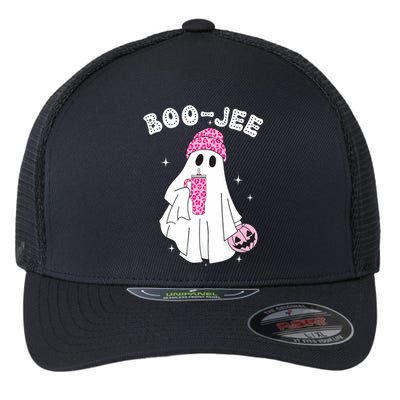 Cute Ghost Funny Halloween Boujee Boo Jee Flexfit Unipanel Trucker Cap