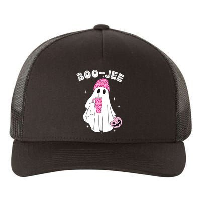 Cute Ghost Funny Halloween Boujee Boo Jee Yupoong Adult 5-Panel Trucker Hat