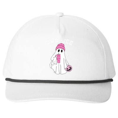 Cute Ghost Funny Halloween Boujee Boo Jee Snapback Five-Panel Rope Hat