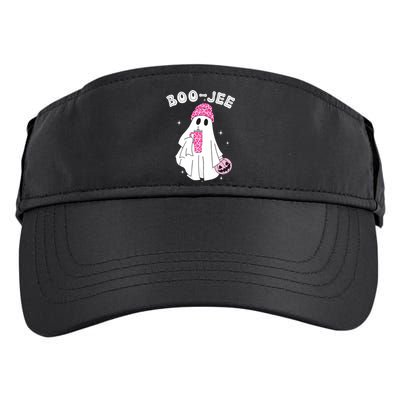 Cute Ghost Funny Halloween Boujee Boo Jee Adult Drive Performance Visor