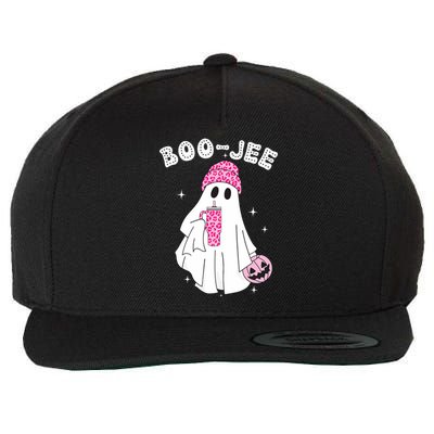 Cute Ghost Funny Halloween Boujee Boo Jee Wool Snapback Cap