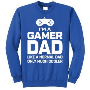 Cool Gaming Fathers Day Im A Dad Gamer Cool Gift Gamer Dad Gift Sweatshirt