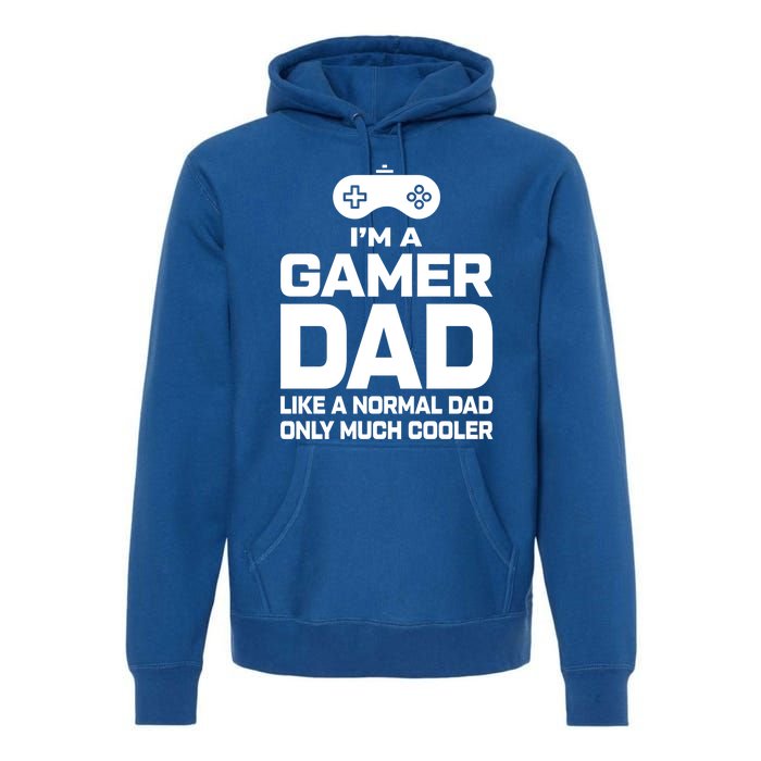 Cool Gaming Fathers Day Im A Dad Gamer Cool Gift Gamer Dad Gift Premium Hoodie