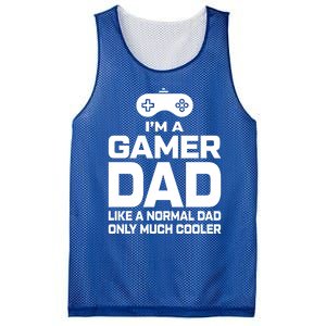 Cool Gaming Fathers Day Im A Dad Gamer Cool Gift Gamer Dad Gift Mesh Reversible Basketball Jersey Tank