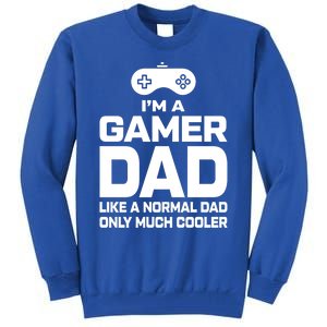 Cool Gaming Fathers Day Im A Dad Gamer Cool Gift Gamer Dad Gift Tall Sweatshirt