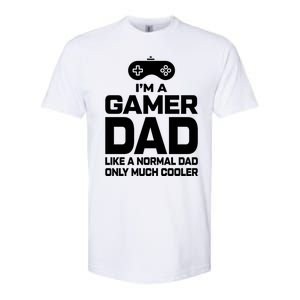 Cool Gaming Fathers Day Im A Dad Gamer Cool Gift Gamer Dad Gift Softstyle CVC T-Shirt