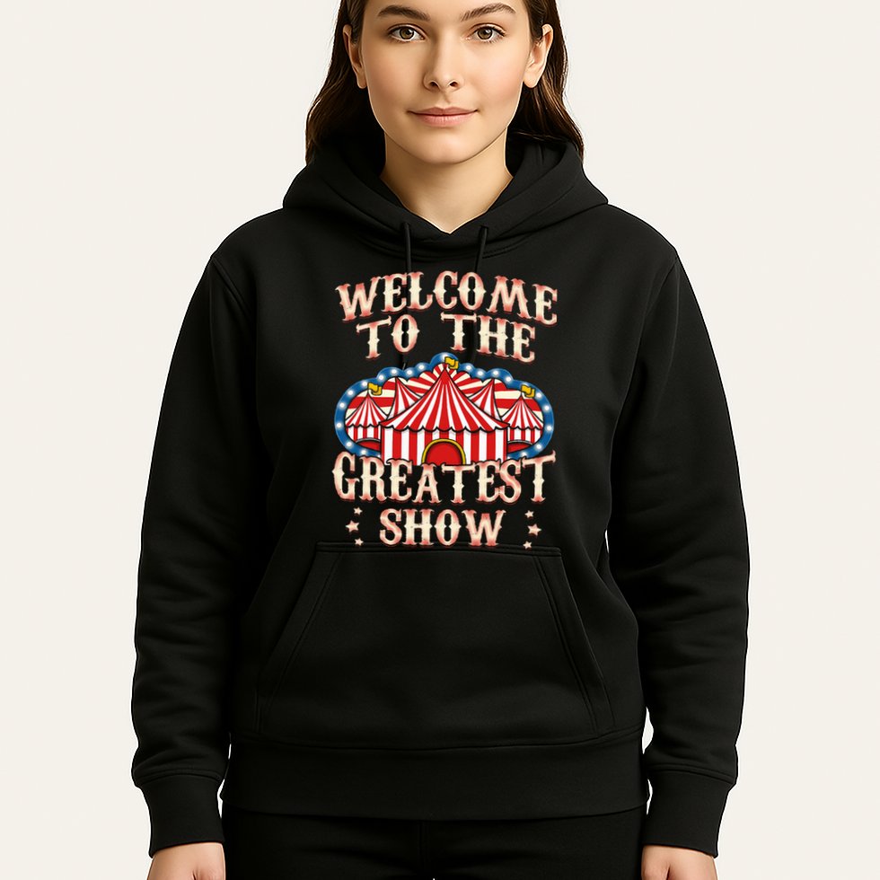 Circus Gifts For Party Ringmaster Carnival Strongman Tamer Hoodie