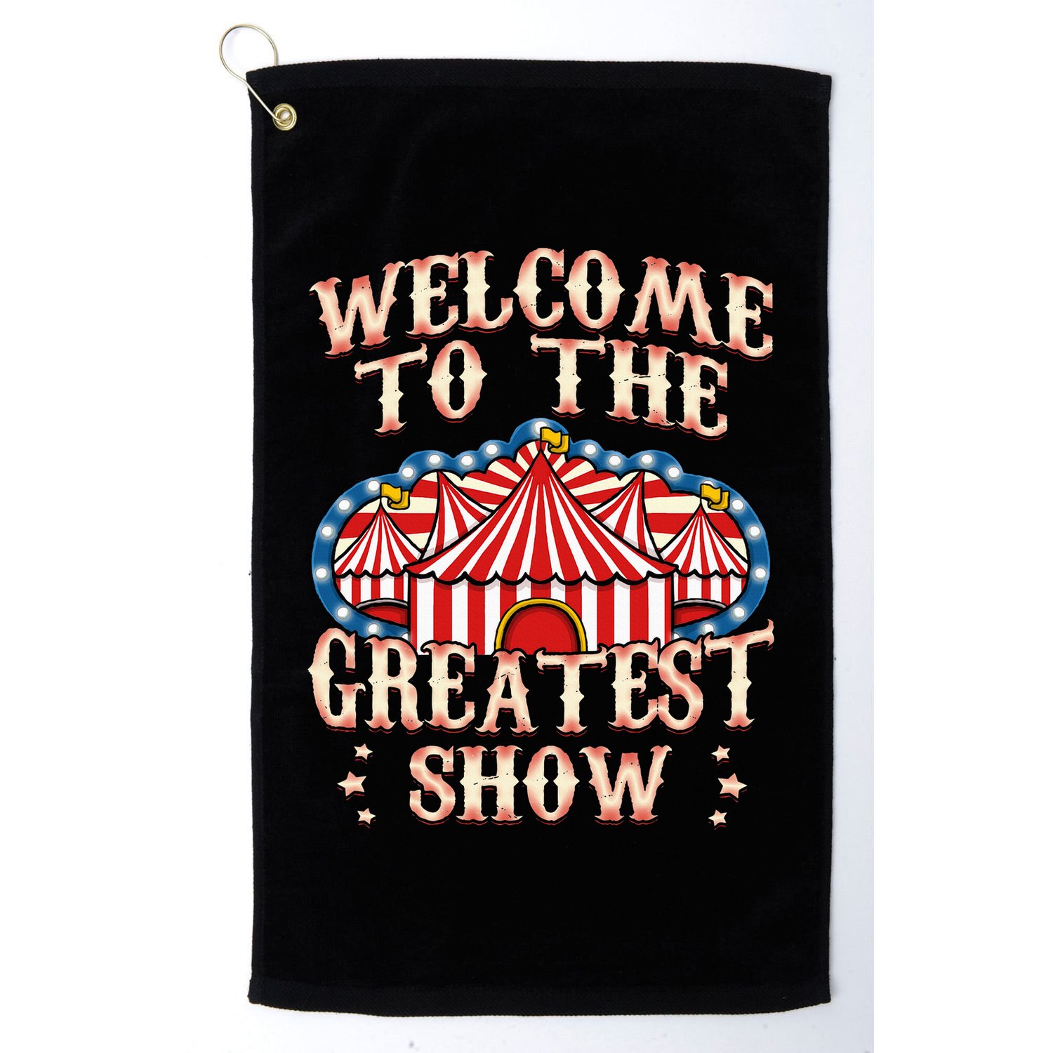 Circus Gifts For Party Ringmaster Carnival Strongman Tamer Golf Towel