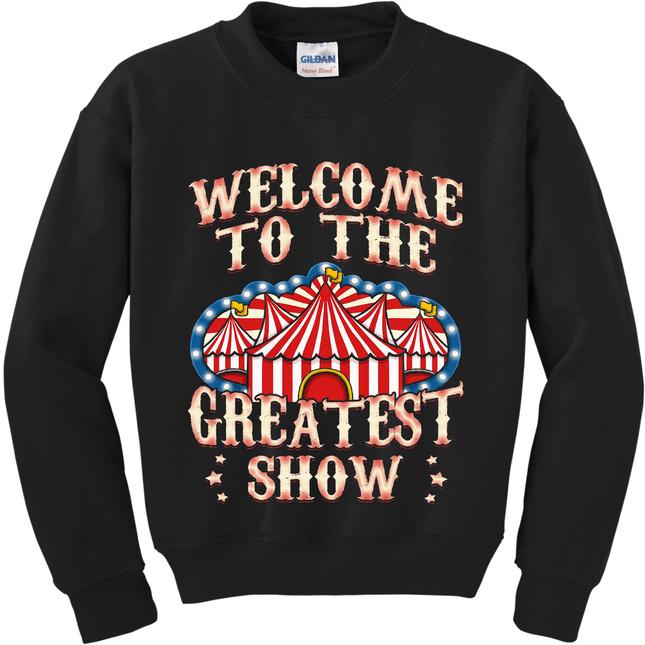 Circus Gifts For Party Ringmaster Carnival Strongman Tamer Kids Sweatshirt