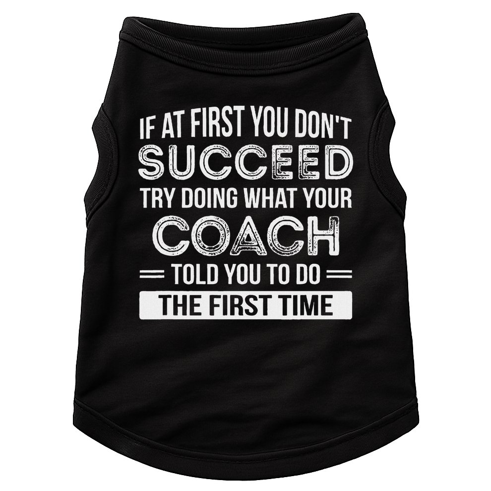 Coach Gift Funny Appreciation Doggie Tank