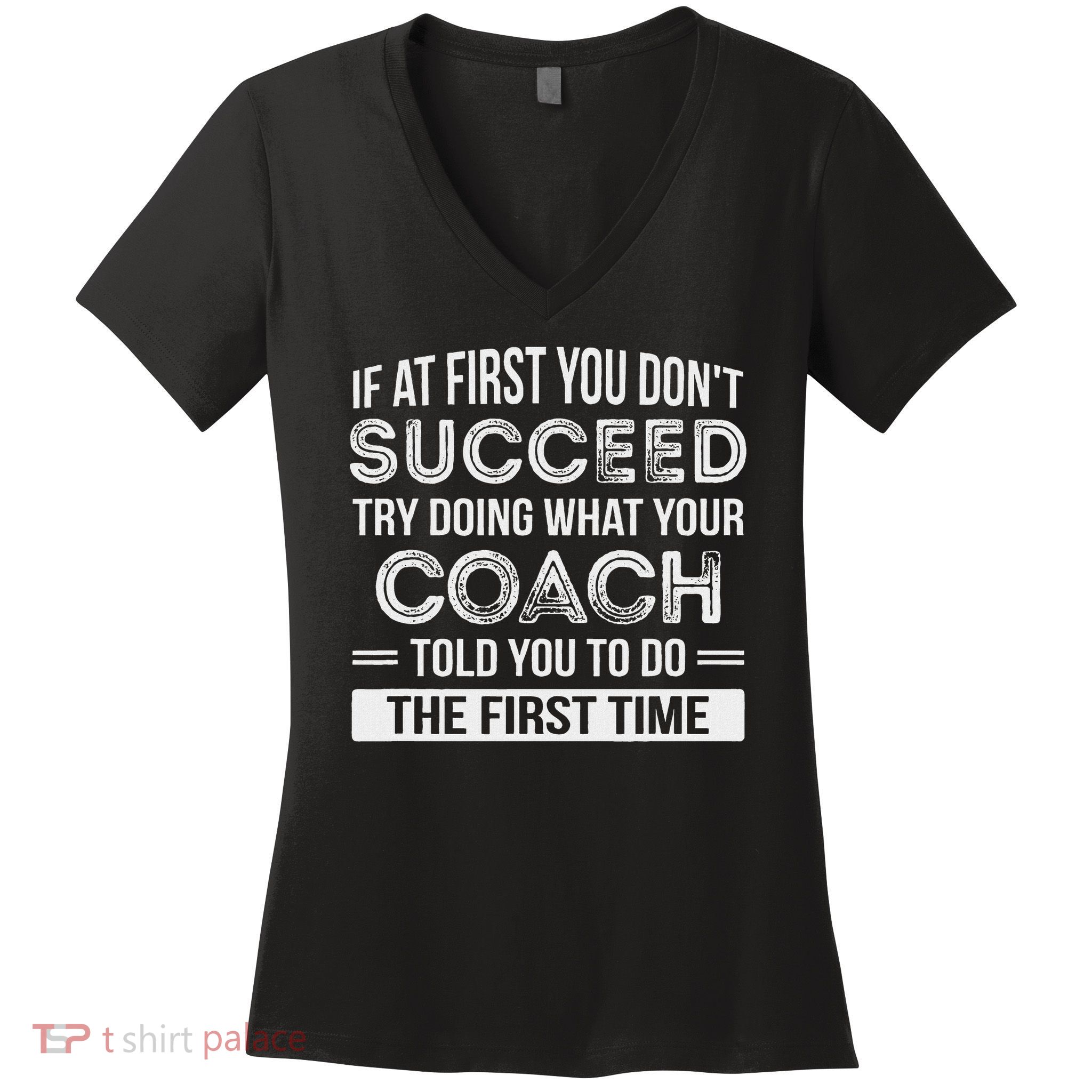 Coach Gift Funny Appreciation Women's V-Neck T-Shirt