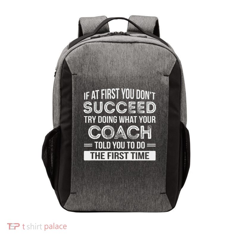 Coach Gift Funny Appreciation Vector Backpack