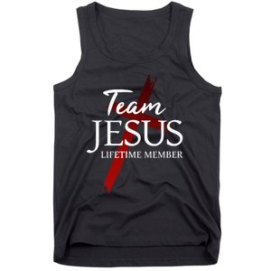 Christian God Faith Lifetime Member Team Jesus Tank Top