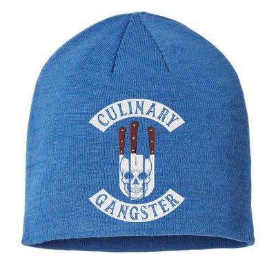 Culinary Gangster For Cooking Lovers And Chefs Funny Meaningful Gift Sustainable Beanie