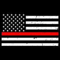 Cool Gift Firefighter Thin Red Line Flag Gift Cooling Performance Crew T-Shirt