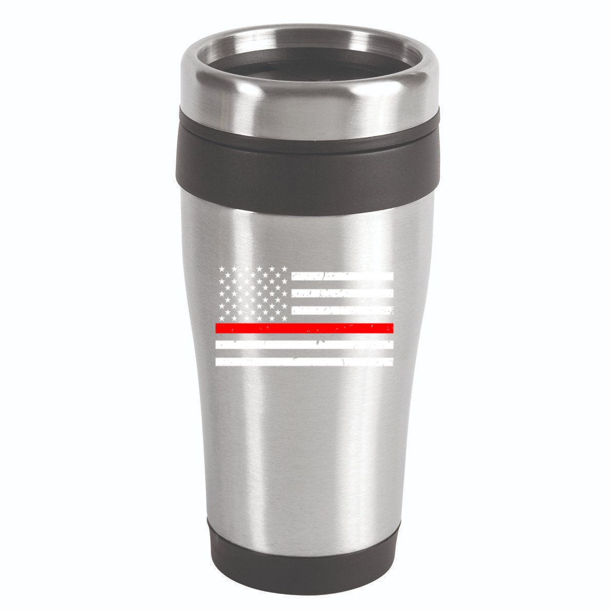 Cool Gift Firefighter Thin Red Line Flag Gift 16oz Travel Tumbler
