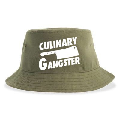 Culinary Gangster Funny Cooking Culinary Gangster Funny Gift Sustainable Bucket Hat