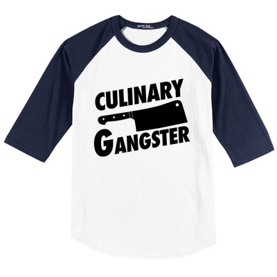 Culinary Gangster Funny Cooking Culinary Gangster Funny Gift Baseball Sleeve Shirt