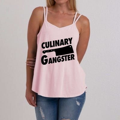 Culinary Gangster Funny Cooking Culinary Gangster Funny Gift Women's Strappy Tank