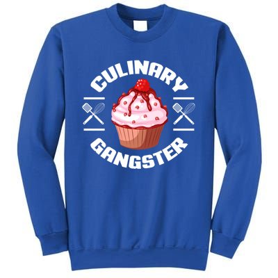 Culinary Gangster Funny Baking Baker Cupcake Funny Gift Sweatshirt