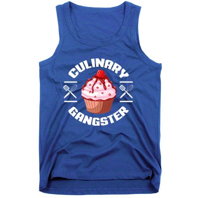 Culinary Gangster Funny Baking Baker Cupcake Funny Gift Tank Top