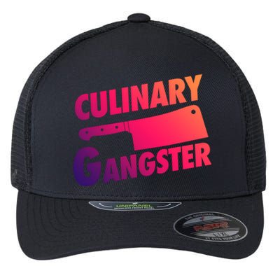 Culinary Gangster Funny Cooking Culinary Gangster Cool Gift Flexfit Unipanel Trucker Cap