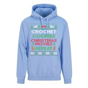 Crochet Gift Funny Crocheting Lover Ugly Christmas Pajama Cute Gift Unisex Surf Hoodie