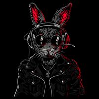 Cool Gift Fiery Rabbit Bold Graphic Design Featuring Flaming Bunny Art  Mousepad