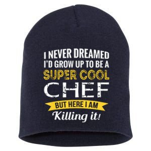 Chef Gifts Funny Short Acrylic Beanie