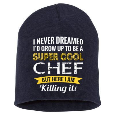 Chef Gifts Funny Short Acrylic Beanie