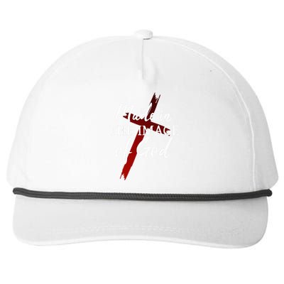 Christians God Faith Jesus Made In The Image Of God Snapback Five-Panel Rope Hat