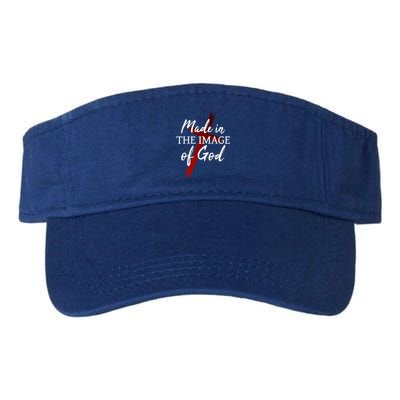 Christians God Faith Jesus Made In The Image Of God Valucap Bio-Washed Visor