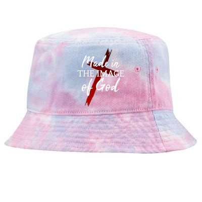 Christians God Faith Jesus Made In The Image Of God Tie-Dyed Bucket Hat