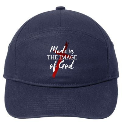 Christians God Faith Jesus Made In The Image Of God 7-Panel Snapback Hat