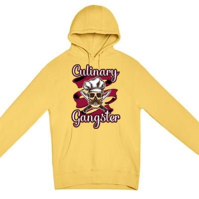 Culinary Gangster Funny Restaurant Cook Chef Gift Premium Pullover Hoodie