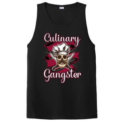 Culinary Gangster Funny Restaurant Cook Chef Gift PosiCharge Competitor Tank