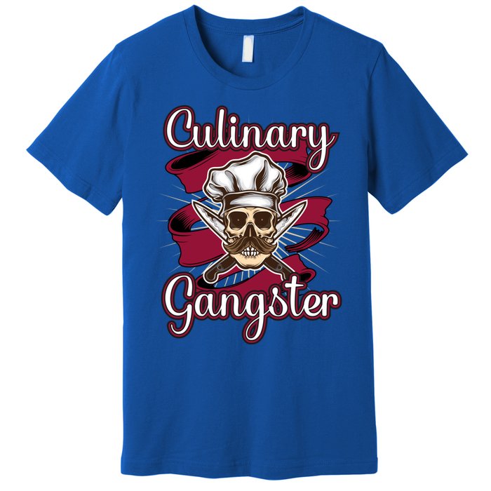 Culinary Gangster Funny Restaurant Cook Chef Gift Premium T-Shirt